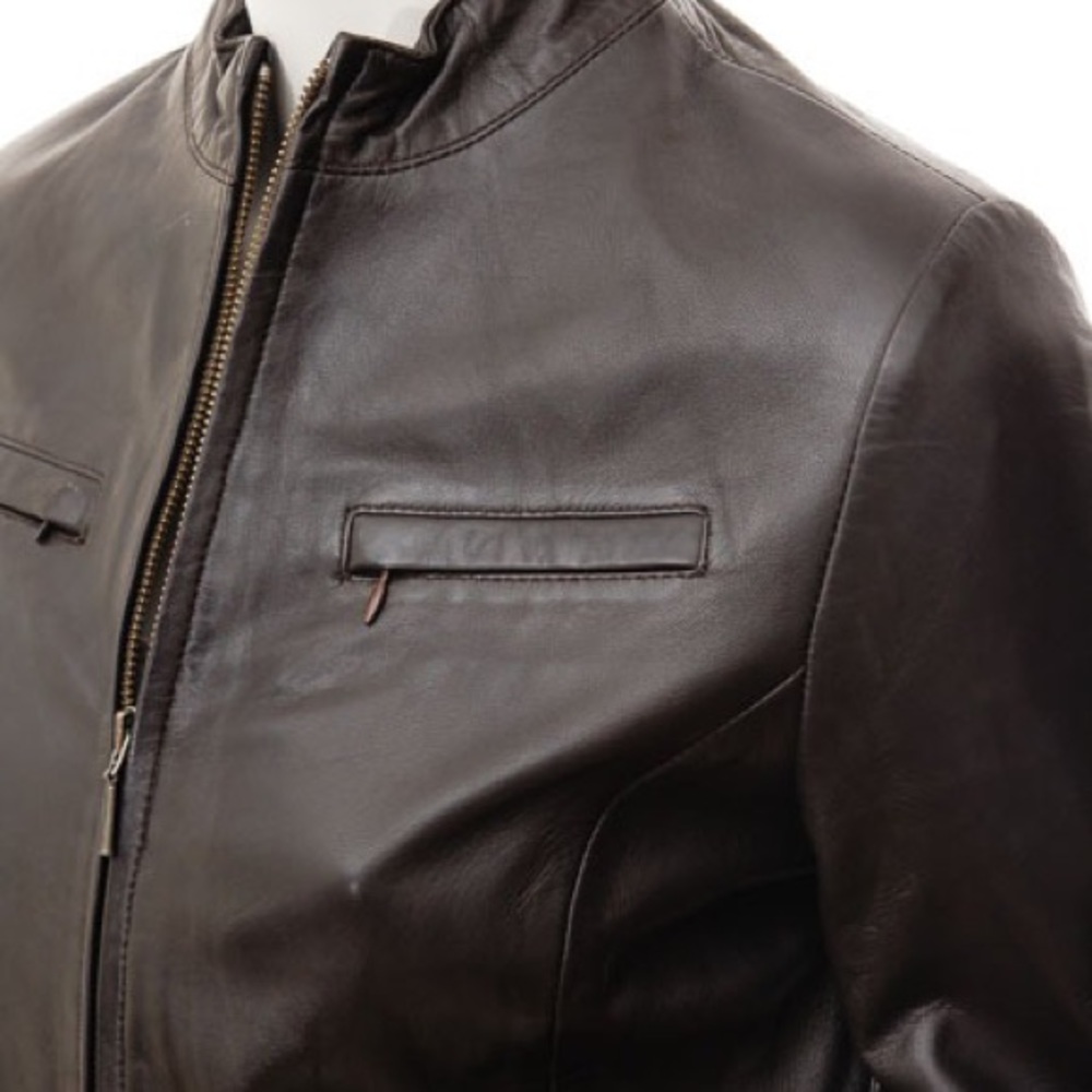New Women leather jacket